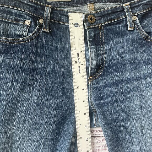 AG Adriano Goldschmied The Stilt Cigarette Jeans 32R Slim Fit Made in USA Blue - Picture 9 of 12